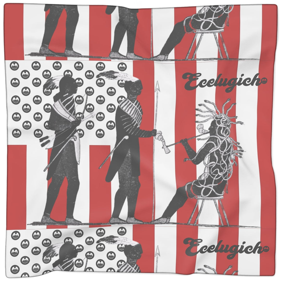 ECELUGICH® Poly Scarf PEACE FLAG