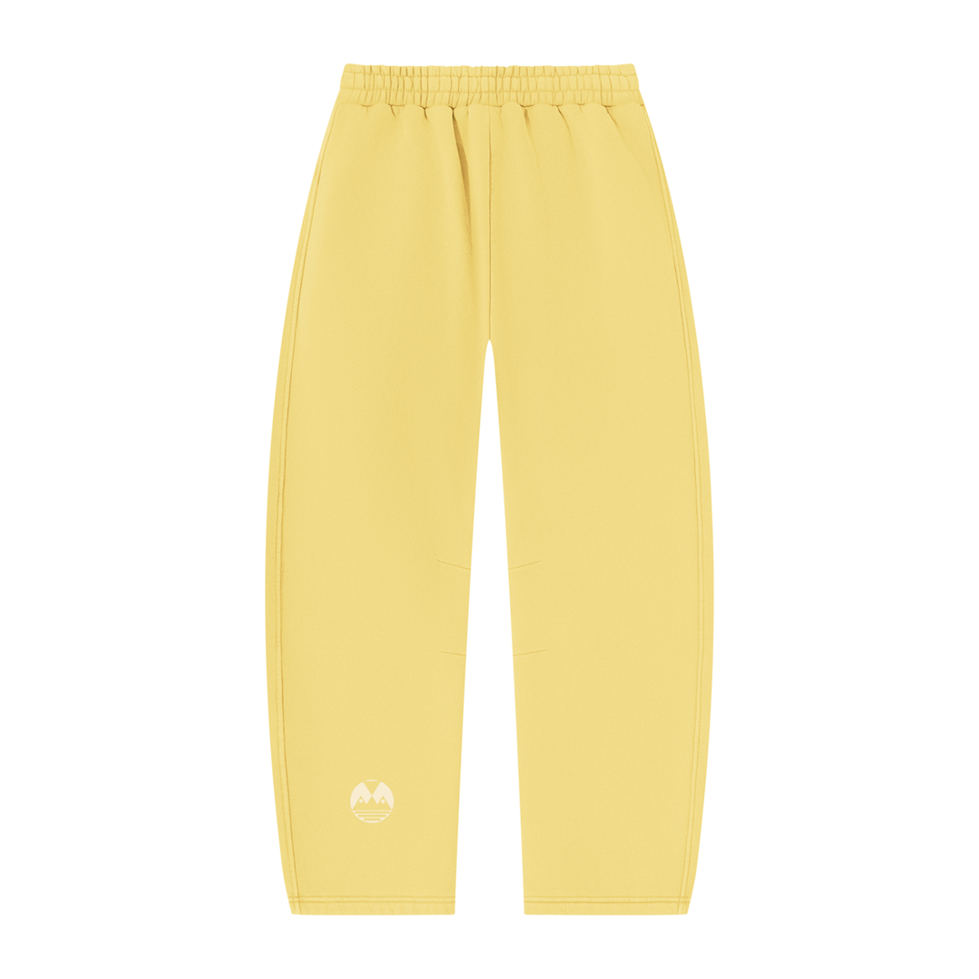 Unisex Vintage Wash Barrel Leg Fleece Sweatpants
