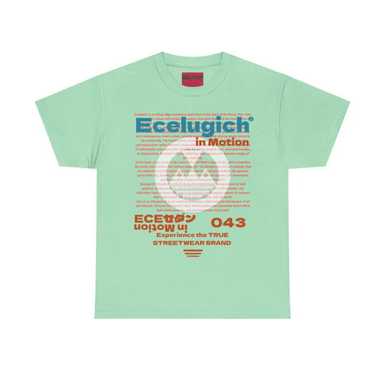 ECELUGICH® IN MOTION Unisex Heavy Cotton Tee