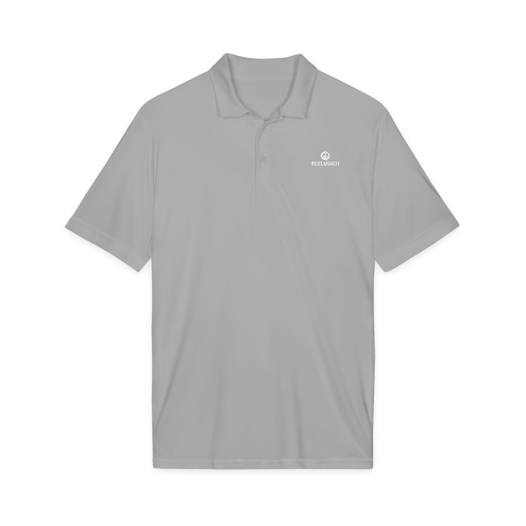 ECELUGICH® Embroidered Performance Polo — Sporty Breathable Golf & Work Shirt