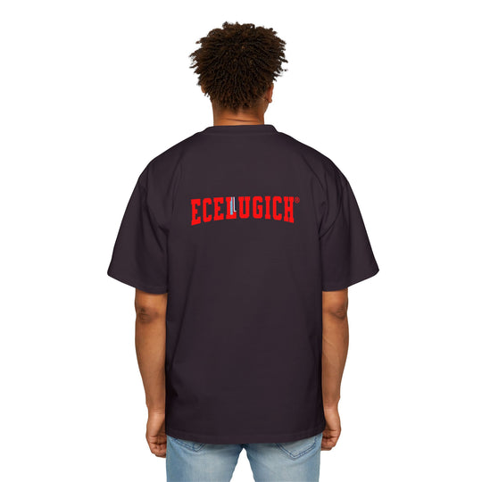 ECELUGICH® Men's Heavy Oversized Tee