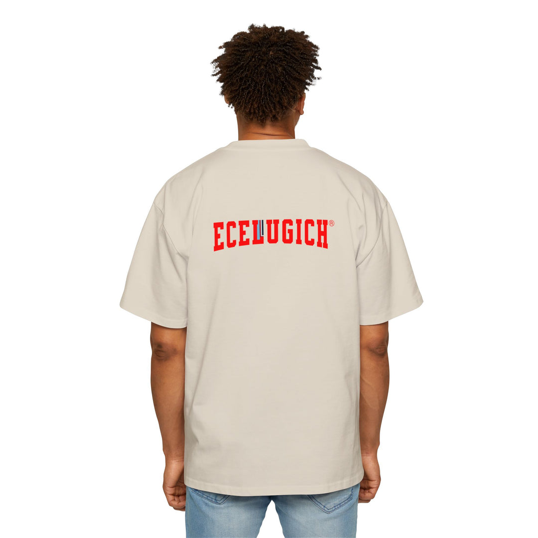ECELUGICH® Men's Heavy Oversized Tee