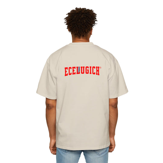 ECELUGICH® Men's Heavy Oversized Tee