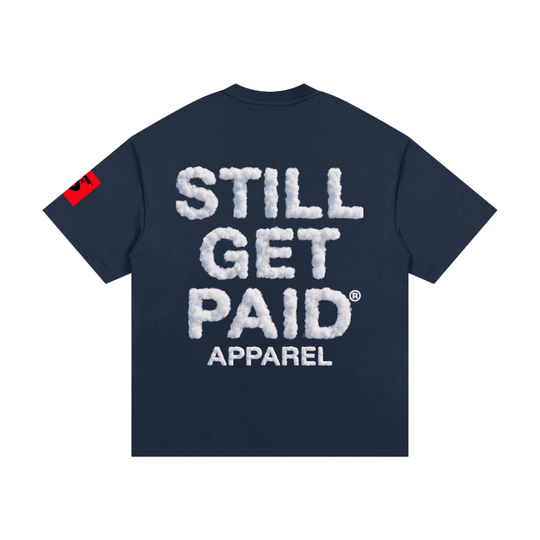 Heavyweight Cotton Cloud Stacked T-Shirt