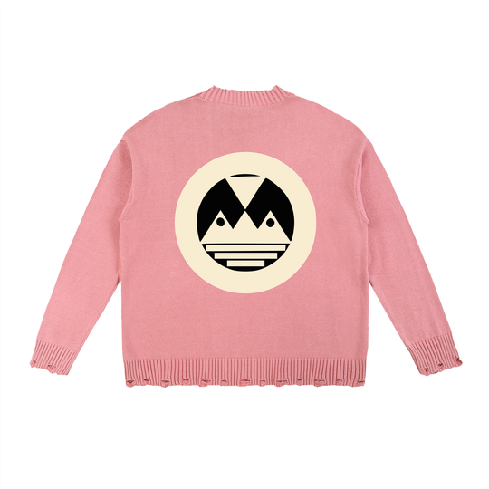 Vintage Washed Hand-Frayed Sweater