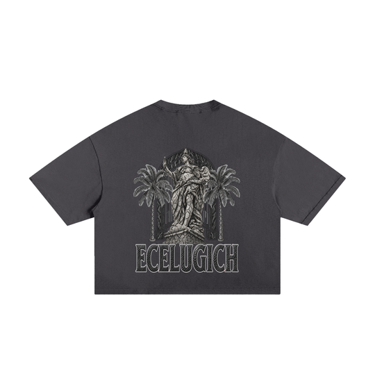 Classic Frayed Boxy Tee