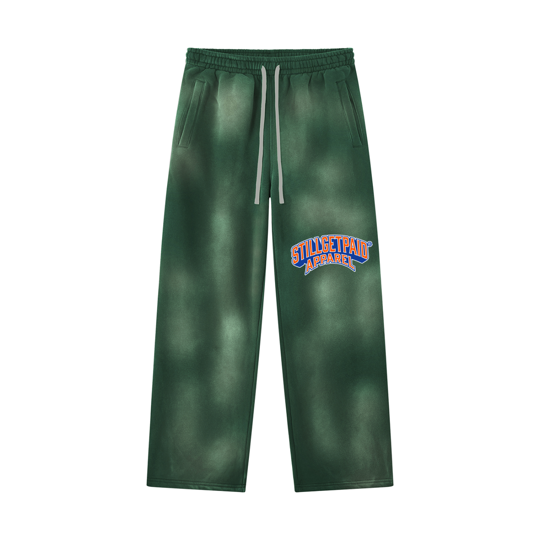 Unisex Sunfade Wide Leg Fleece Sweatpants