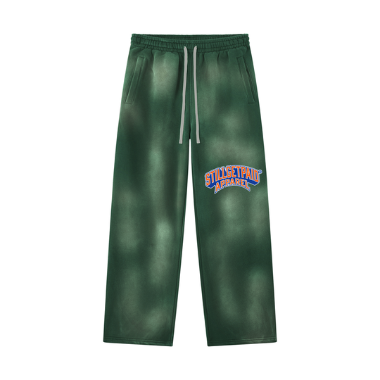 Unisex Sunfade Wide Leg Fleece Sweatpants