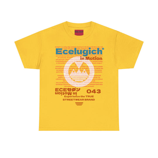 ECELUGICH® IN MOTION Unisex Heavy Cotton Tee