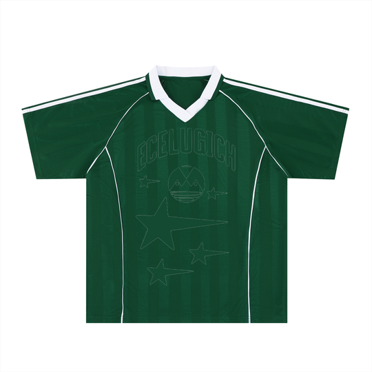 Shadow Stripe Collared Soccer Jersey