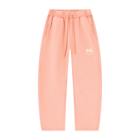 Unisex Vintage Wash Barrel Leg Fleece Sweatpants