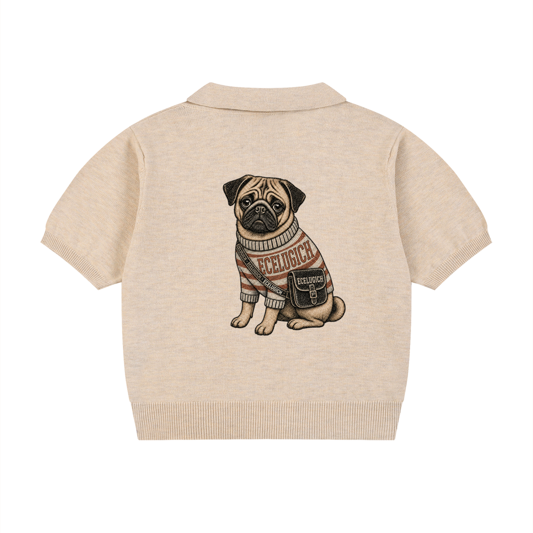 Women’s Knit Cotton Polo Shirt
