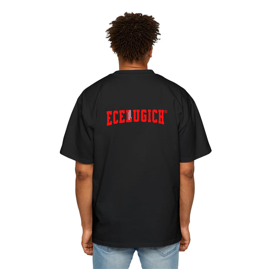 ECELUGICH® Men's Heavy Oversized Tee