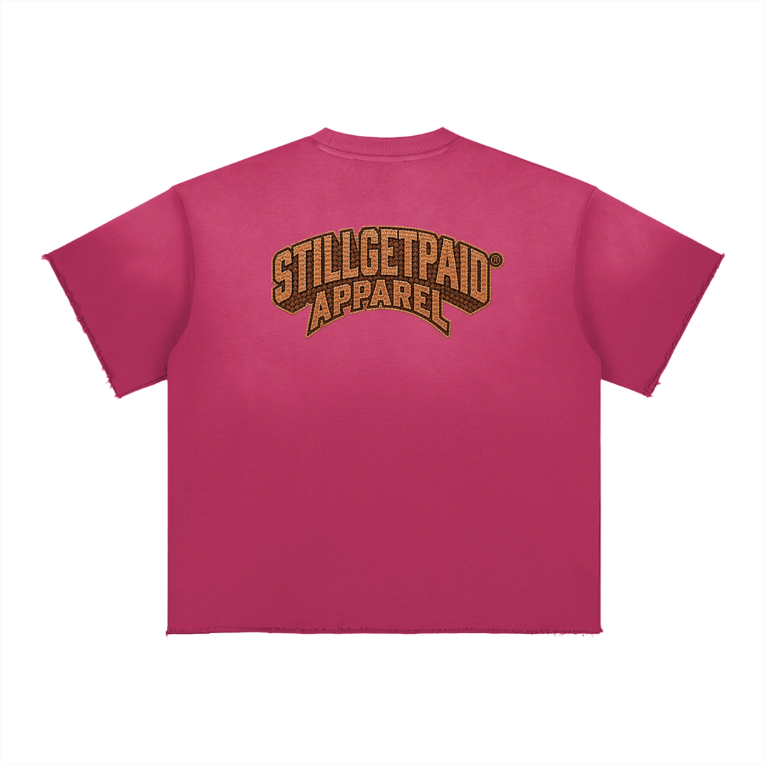 Sun Fade Raw Edge Penny T-Shirt