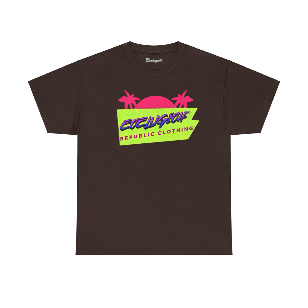 ECELUGICH Unisex Heavy Cotton Tee