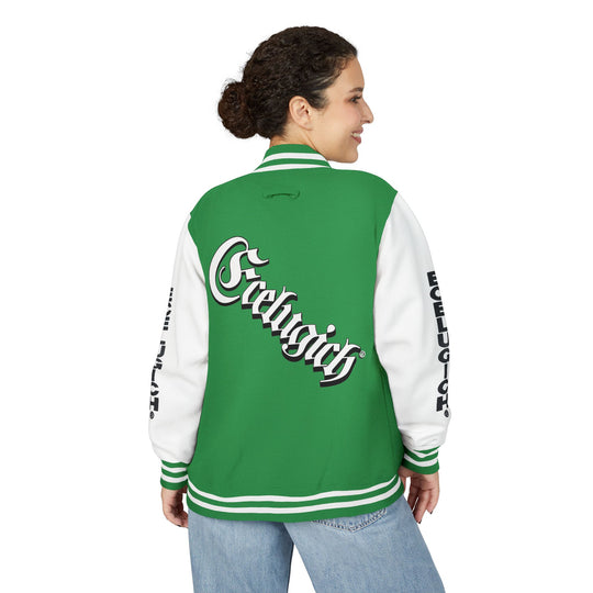 ECELUGICH® Walbaum Fraktur Unisex Heavyweight Letterman Jacket - Vintage Inspired Sportswear