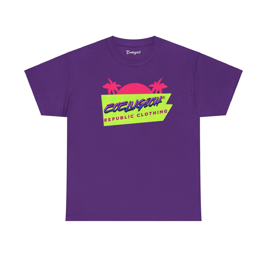 ECELUGICH Unisex Heavy Cotton Tee