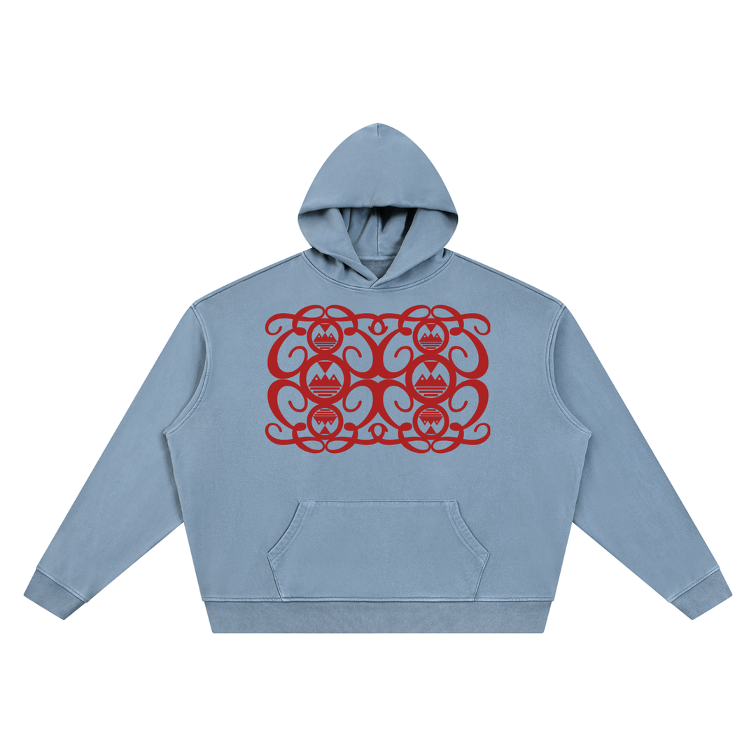 Unisex Vintage Wash Boxy Palazzo Albricci Perebrini Hoodie