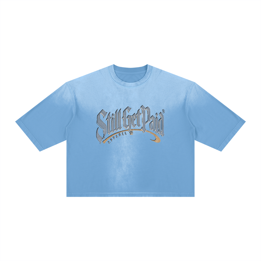 Unisex Vintage Wash Sunfade Boxy T-Shirt