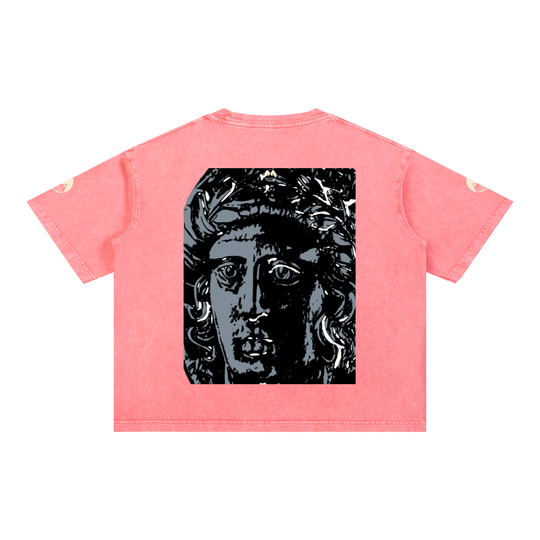 Mineral Wash Boxy Cotton T-Shirt