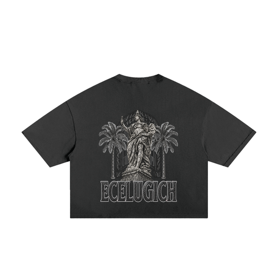 Classic Frayed Boxy Tee