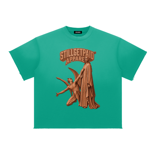 Sun Fade Raw Edge Penny T-Shirt