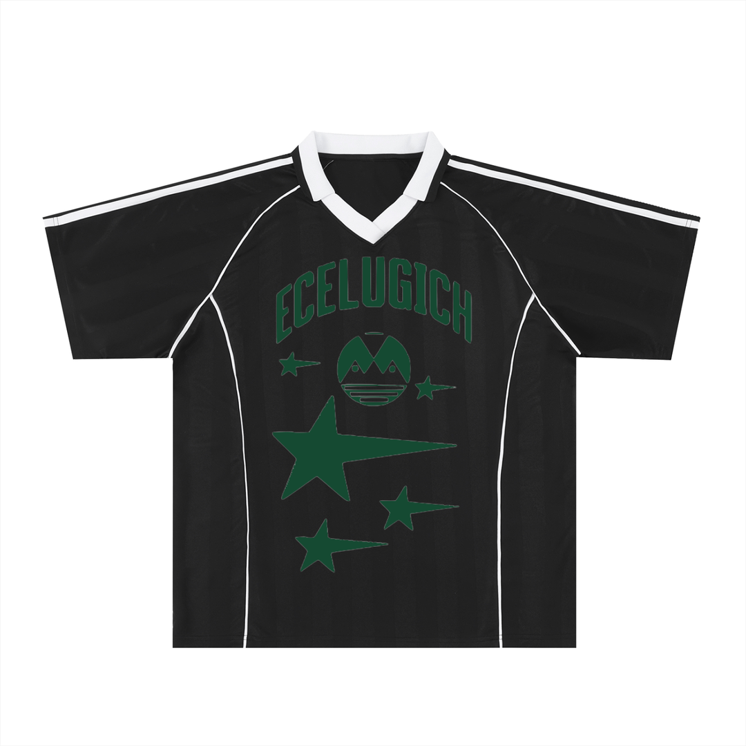 Shadow Stripe Collared Soccer Jersey