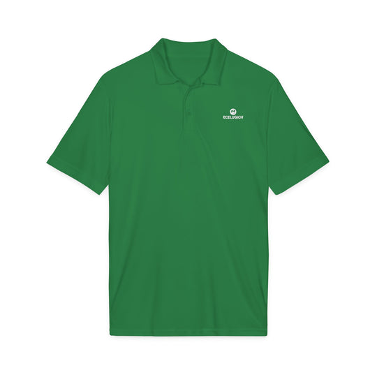 ECELUGICH® Embroidered Performance Polo — Sporty Breathable Golf & Work Shirt