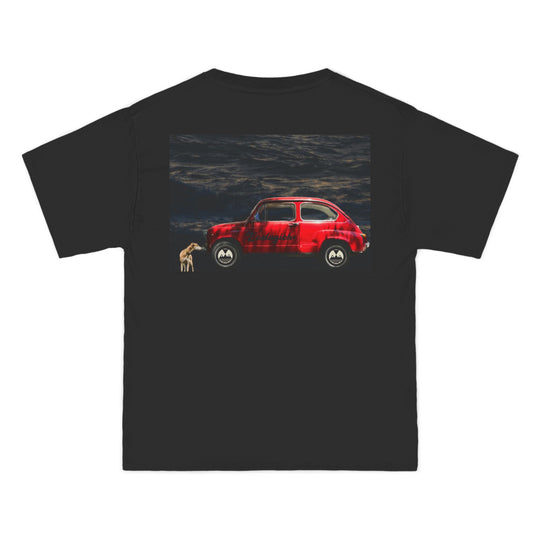 ECELUGICH® UNISEX OVERSIZE RED CAR TEE