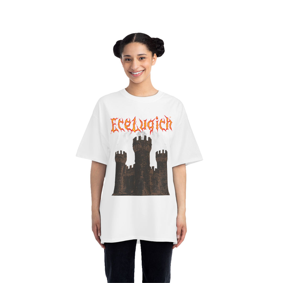 ECELUGICH® CASTLE UNISEX OVERSIZE TEE SHIRT