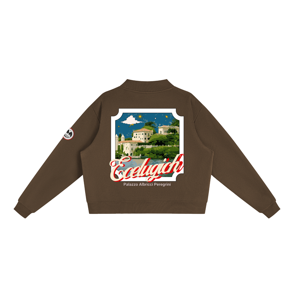Palazzo Albricci Peregrini Women’s Fleece Mock-Neck Sweatshirt