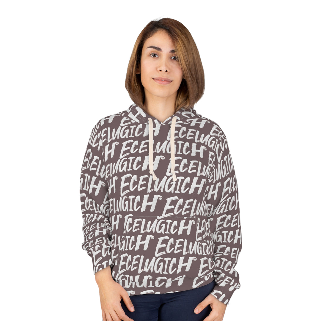 ECELUGICH® SNOW PRINT Unisex Pullover Hoodie