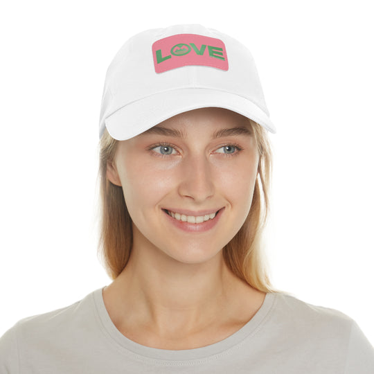 ECELUGICH Dad Hat with Leather Patch