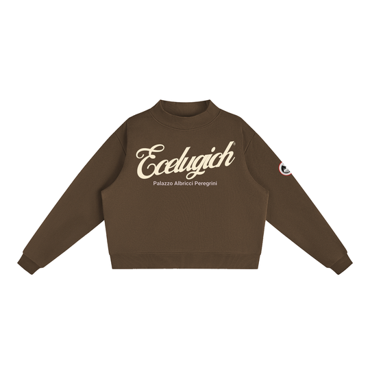 Palazzo Albricci Peregrini Women’s Fleece Mock-Neck Sweatshirt