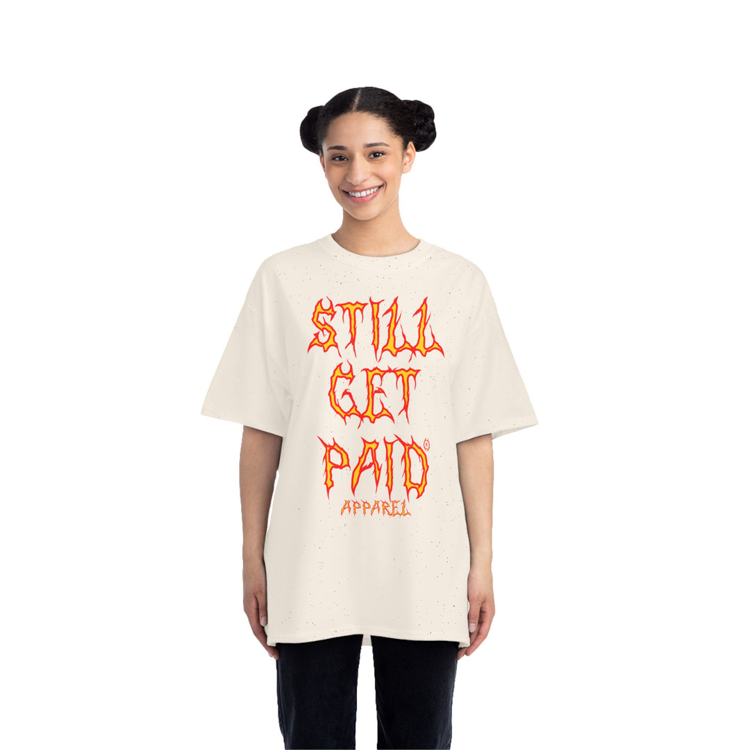 STILLGETPAID® APPAREL FIRE UNISEX OVERSIZE TEE SHIRT