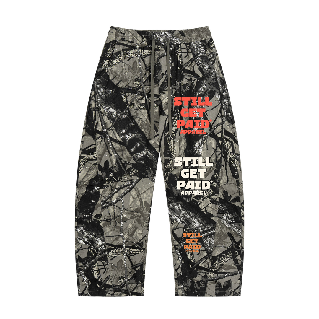 Unisex Tree Camo Barrel Leg Pants
