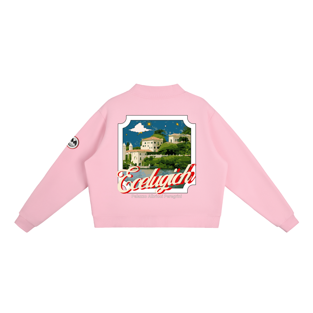 Palazzo Albricci Peregrini Women’s Fleece Mock-Neck Sweatshirt