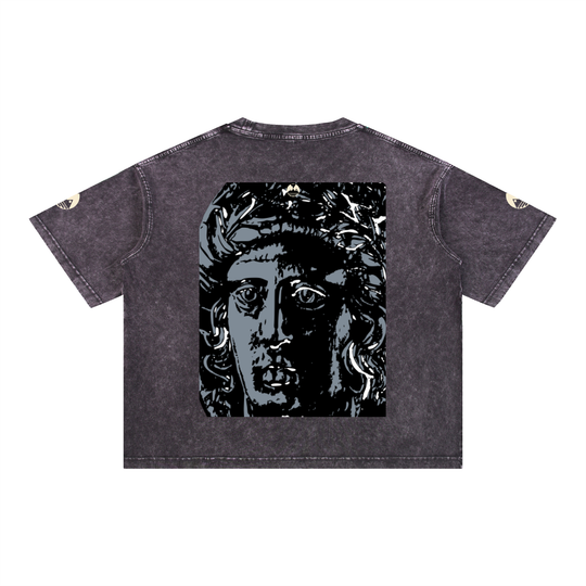 Mineral Wash Boxy Cotton T-Shirt