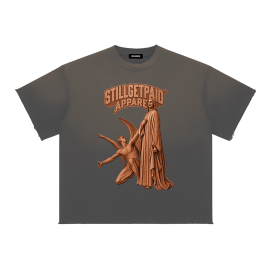 Sun Fade Raw Edge Penny T-Shirt