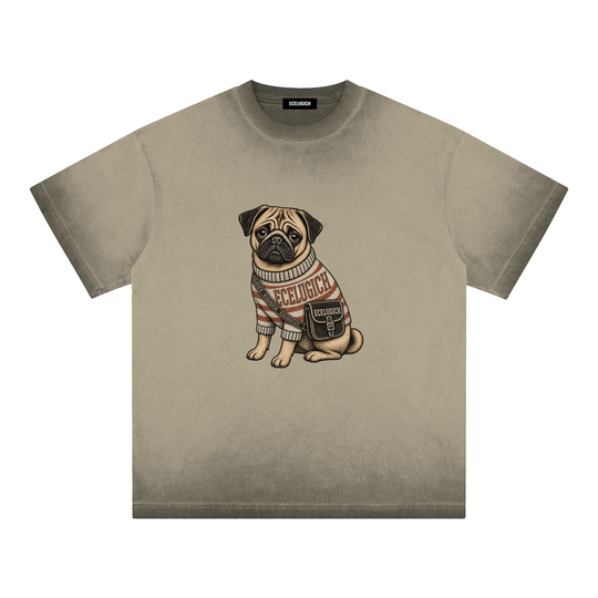 Reverse Dyed Loose Cotton T-Shirt