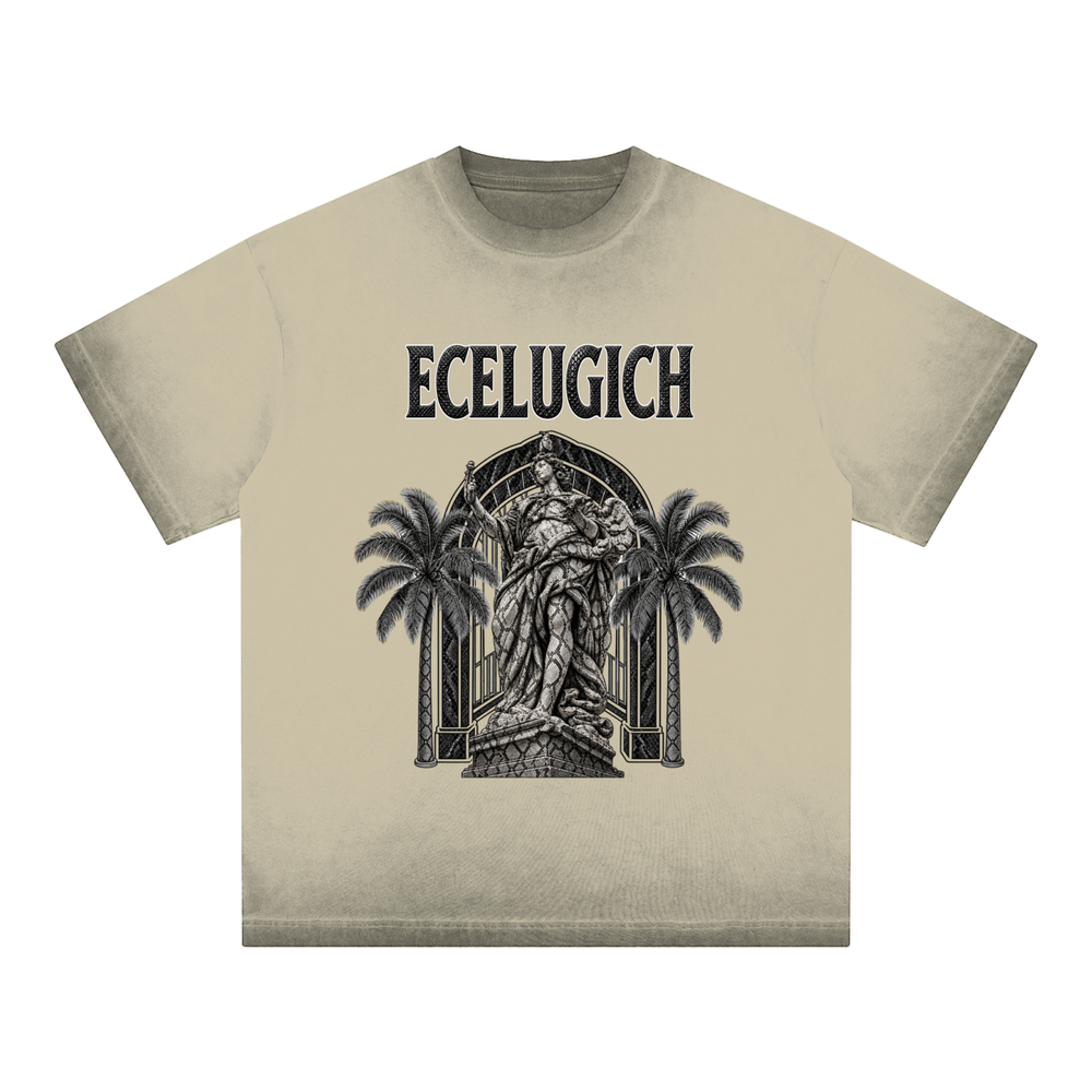 Reverse Dyed Loose Cotton T-Shirt