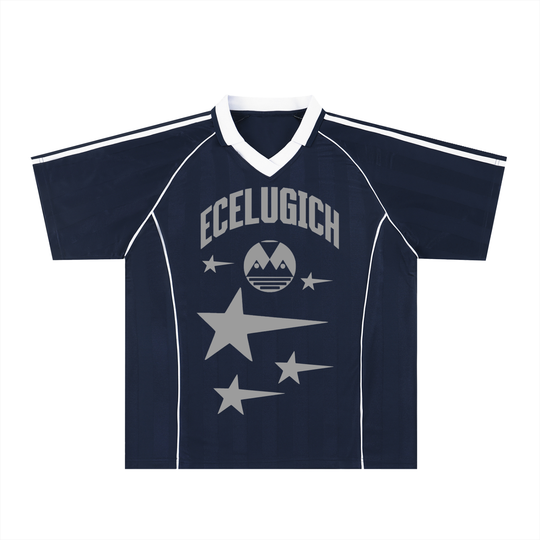 Shadow Stripe Collared Soccer Jersey