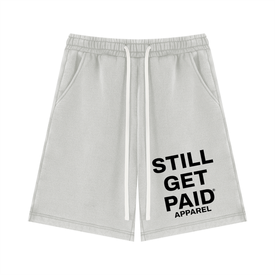 Unisex Vintage Wash Stacked Fleece Shorts