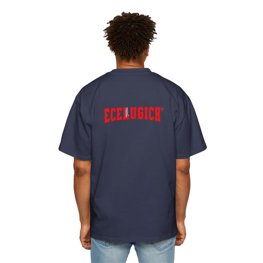 ECELUGICH® Men's Heavy Oversized Tee