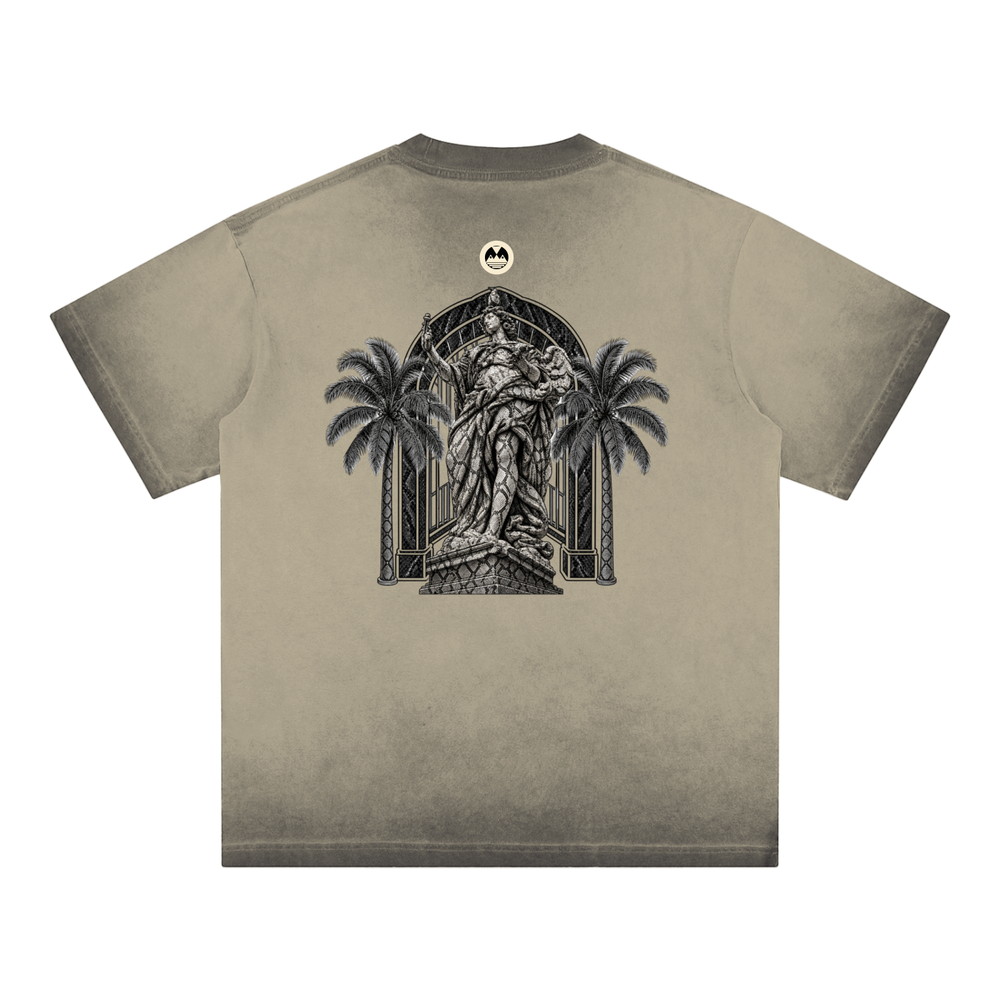 Reverse Dyed Loose Cotton T-Shirt