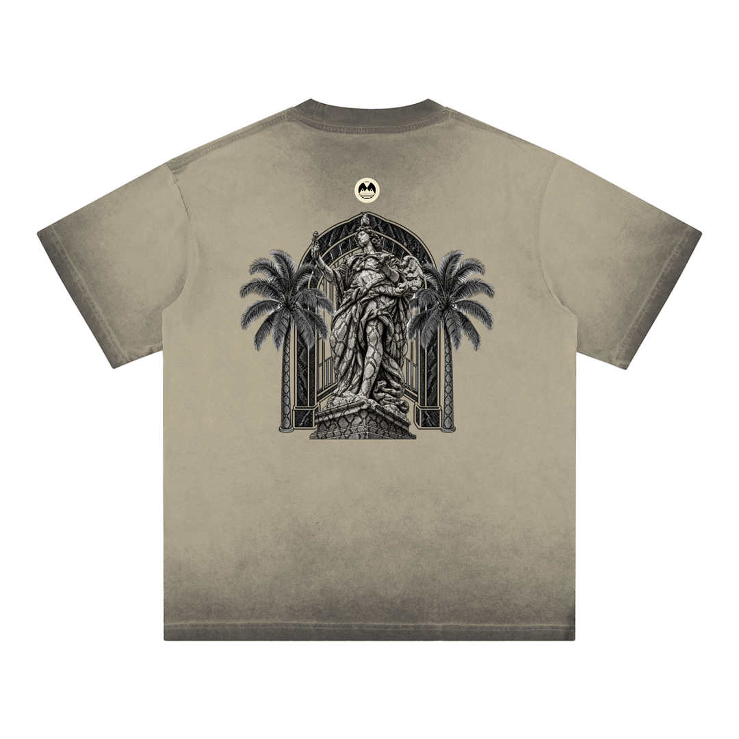 Reverse Dyed Loose Cotton T-Shirt