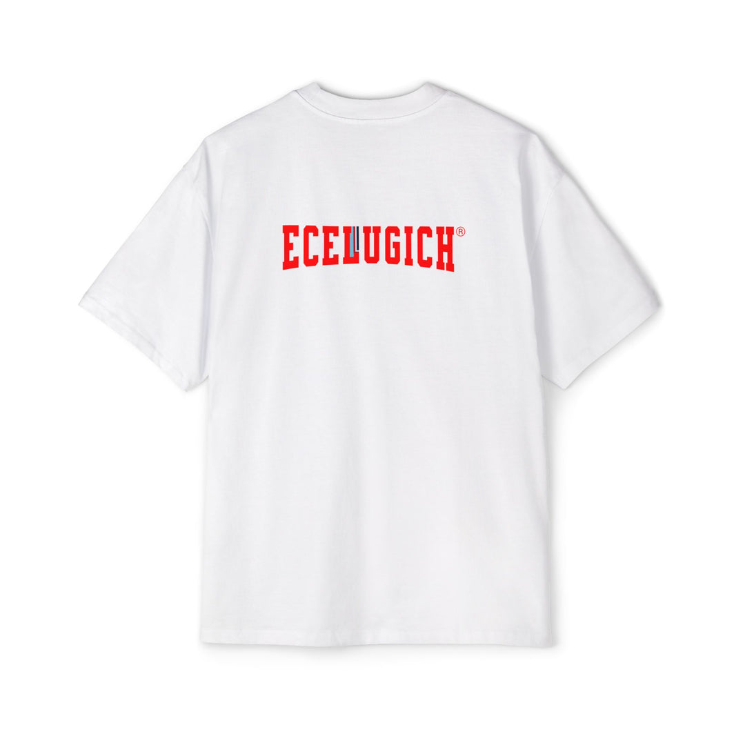 ECELUGICH® Men's Heavy Oversized Tee