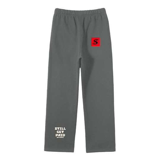 Unisex Solid Color Fleece Straight Leg Pants
