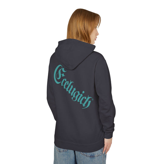 ECELUGICH® Walbaum Fraktur Cozy Unisex Lightweight Hooded Sweatshirt with Retro Typography