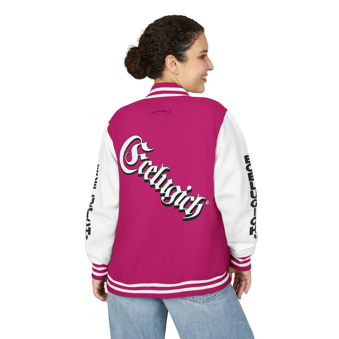 ECELUGICH® Walbaum Fraktur Unisex Heavyweight Letterman Jacket - Vintage Inspired Sportswear
